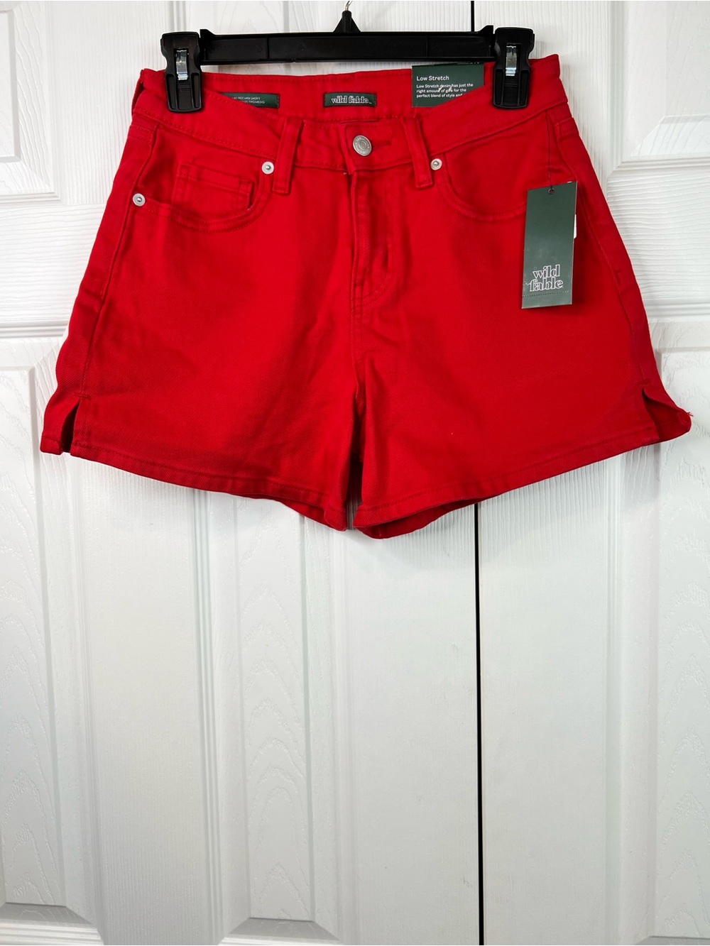 Wild Fable - Women's Mid-Rise Midi Denim Shorts Size 2 R
